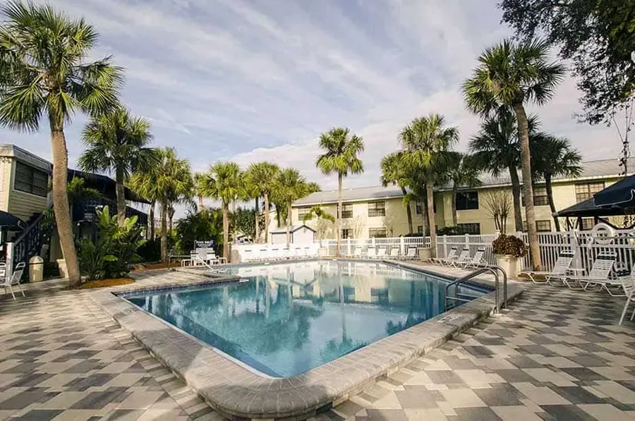 Resort pool area